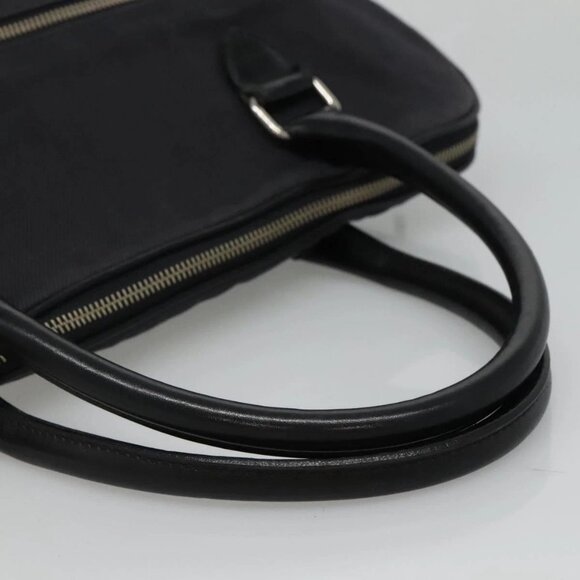 BURBERRY Blue Label Hand Bag Canvas Navy Auth ti2805 - Picture 8 of 16